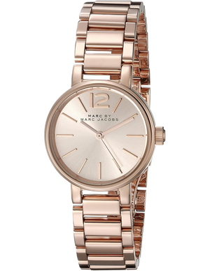 Buy Shop Marc Jacobs Peggy Rose Gold Dial Rose Gold Steel Strap Watch for Women - MBM3406 USA Online