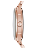 Buy Shop Marc Jacobs Tether Transparent Rose Gold Dial Rose Gold Steel Strap Watch for Women - MBM3414 USA Online