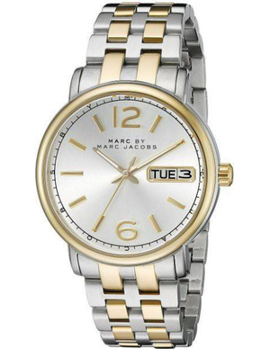 Buy Shop Marc Jacobs Fergus Silver Dial Two Tone Steel Strap Watch for Women - MBM3426 USA Online