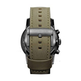 Buy Shop Marc Jacobs Larry Chronograph Black Dial Grey Leather Strap Watch for Men - MBM5034 USA Online