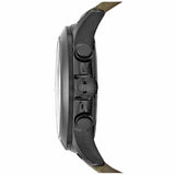 Buy Shop Marc Jacobs Larry Chronograph Black Dial Grey Leather Strap Watch for Men - MBM5034 USA Online