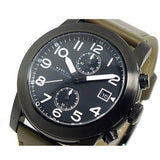 Buy Shop Marc Jacobs Larry Chronograph Black Dial Grey Leather Strap Watch for Men - MBM5034 USA Online