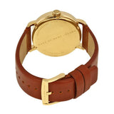 Buy Shop Marc Jacobs Fergus Green Dial Brown Leather Strap Watch for Men - MBM5077 USA Online