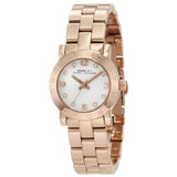 Buy Shop Marc Jacobs Mini Amy White Dial Rose Gold Steel Strap Watch for Women - MBM3078 USA Online