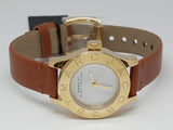 Buy Shop Marc Jacobs Mini Blade White Dial Brown Leather Strap Watch for Women - MBM1219 USA Online