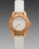 Buy Shop Marc Jacobs Mini Blade White Dial White Leather Strap Watch for Women - MBM1207 USA Online