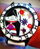 Buy Shop Marc Jacobs Miss Marc Flower White Dial White Silicone Strap Watch for Women - MBM5513 USA Online