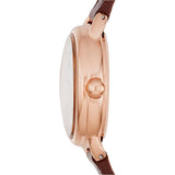 Buy Shop Marc Jacobs Betty White Dial Brown Leather Strap Watch for Women - MJ1481 USA Online