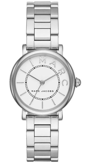 Marc Jacobs Roxy White Dial Silver Steel Strap Watch for Women - MJ3525