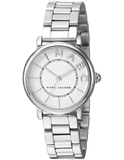 Marc Jacobs Roxy White Dial Silver Steel Strap Watch for Women - MJ3525