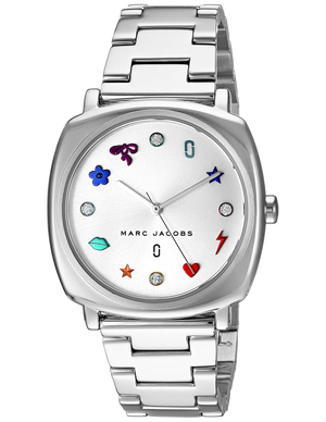 Buy Shop Marc Jacobs Mandy Silver Dial Silver Steel Strap Watch for Women - MJ3548 USA Online