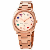 Buy Shop Marc Jacobs Mandy Rose Gold Dial Rose Gold Steel Strap Watch for Women - MJ3550 USA Online