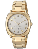 Marc Jacobs Mandy White Dial Gold Steel Strap Watch for Women - MJ3573