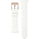 Buy Shop Marc Jacobs Mandy White Dial White Leather Strap Watch for Women - MJ8678 USA Online