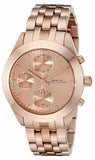 Buy Shop Marc Jacobs Peeker Chronograph Rose Gold Dial Rose Gold Steel Strap Watch for Women - MBM3394 USA Online