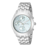 Buy Shop Marc Jacobs Peeker Chronograph Silver Dial Silver Steel Strap Watch for Women - MBM3371 USA Online