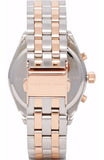 Buy Shop Marc Jacobs Peeker Chronograph Silver Two Tone Steel Strap Watch for Women - MBM3369 USA Online