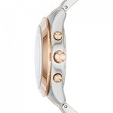 Buy Shop Marc Jacobs Peeker Chronograph Silver Two Tone Steel Strap Watch for Women - MBM3369 USA Online