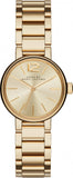 Buy Shop Marc Jacobs Peggy Gold Dial Gold Steel Strap Watch for Women - MBM3405 USA Online