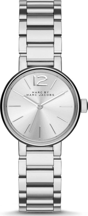 Buy Shop Marc Jacobs Peggy Silver Dial Silver Steel Strap Watch for Women - MBM3404 USA Online