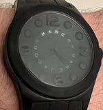 Buy Shop Marc Jacobs Pelly Black Dial Black Silicon Strap Watch for Women - MBM2511 USA Online