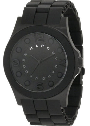 Buy Shop Marc Jacobs Pelly Black Dial Black Silicon Strap Watch for Women - MBM2511 USA Online