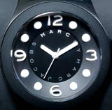 Buy Shop Marc Jacobs Pelly Black Dial Black Silicone Strap Watch for Women - MBM2507 USA Online