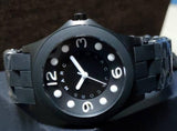 Buy Shop Marc Jacobs Pelly Black Dial Black Silicone Strap Watch for Women - MBM2507 USA Online