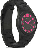 Buy Shop Marc Jacobs Pelly Black Dial Black Silicone Strap Watch for Women - MBM2517 USA Online