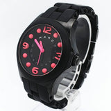 Buy Shop Marc Jacobs Pelly Black Dial Black Silicone Strap Watch for Women - MBM2517 USA Online