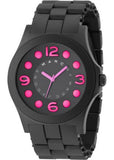 Buy Shop Marc Jacobs Pelly Black Dial Black Silicone Strap Watch for Women - MBM2517 USA Online