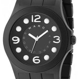 Buy Shop Marc Jacobs Pelly Black Dial Black Silicone Strap Watch for Women - MBM2527 USA Online