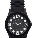 Buy Shop Marc Jacobs Pelly Black Dial Black Silicone Strap Watch for Women - MBM2527 USA Online