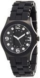 Buy Shop Marc Jacobs Pelly Black Dial Black Silicone Strap Watch for Women - MBM2528 USA Online