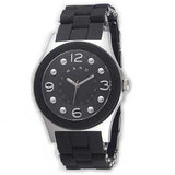 Buy Shop Marc Jacobs Pelly Black Dial Black Silicone Strap Watch for Women - MBM2541 USA Online
