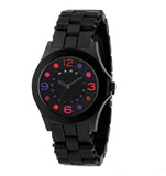 Buy Shop Marc Jacobs Pelly Black Dial Black Silicone Strap Watch for Women - MBM2543 USA Online