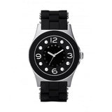 Buy Shop Marc Jacobs Pelly Black Dial Black Silicone Strap Watch for Women - MBM2544 USA Online
