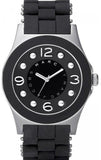 Buy Shop Marc Jacobs Pelly Black Dial Black Silicone Strap Watch for Women - MBM2544 USA Online