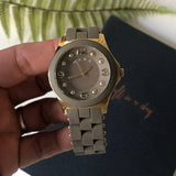 Buy Shop Marc Jacobs Pelly Grey Dial Grey Silicone Strap Watch for Women - MBM2539 USA Online