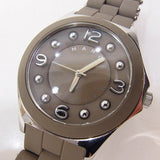 Buy Shop Marc Jacobs Pelly Grey Dial Grey Silicone Strap Watch for Women - MBM2539 USA Online