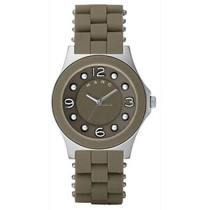 Buy Shop Marc Jacobs Pelly Grey Dial Grey Silicone Strap Watch for Women - MBM2539 USA Online
