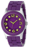 Buy Shop Marc Jacobs Pelly Purple Dial Purple Silicone Strap Watch for Women - MBM2505 USA Online