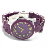 Buy Shop Marc Jacobs Pelly Purple Dial Purple Silicone Strap Watch for Women - MBM2515 USA Online