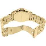 Buy Shop Marc Jacobs Rivera White Dial Gold Steel Strap Watch for Women - MBM3134 USA Online