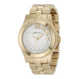 Buy Shop Marc Jacobs Rivera White Dial Gold Steel Strap Watch for Women - MBM3134 USA Online