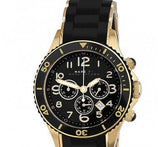 Buy Shop Marc Jacobs Rock Chronograph Black Dial Black Silicone Strap Watch for Women - MBM2552 USA Online