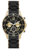 Buy Shop Marc Jacobs Rock Chronograph Black Dial Black Silicone Strap Watch for Women - MBM2598 USA Online