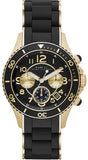 Buy Shop Marc Jacobs Rock Chronograph Black Dial Black Silicone Strap Watch for Women - MBM2598 USA Online