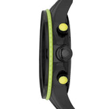 Buy Shop Marc Jacobs Rock Chronograph Black Dial Black Steel Strap Watch for Men - MBM5026 USA Online