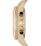 Buy Shop Marc Jacobs Rock Chronograph Black Dial Gold Steel Strap Watch for Women - MBM3253 USA Online